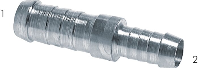 Exemplary representation: straight hose connector