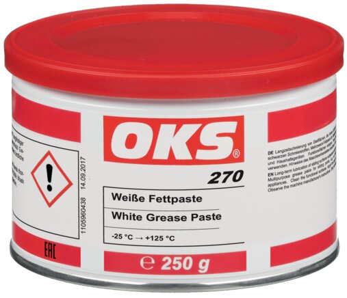 Exemplary representation: OKS white grease paste (can)