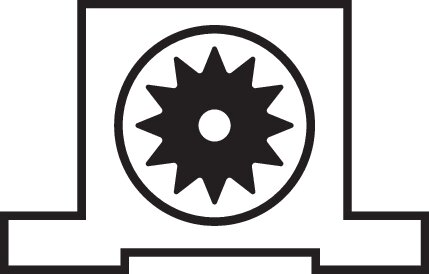 Schematic symbol: Turbine vibrator